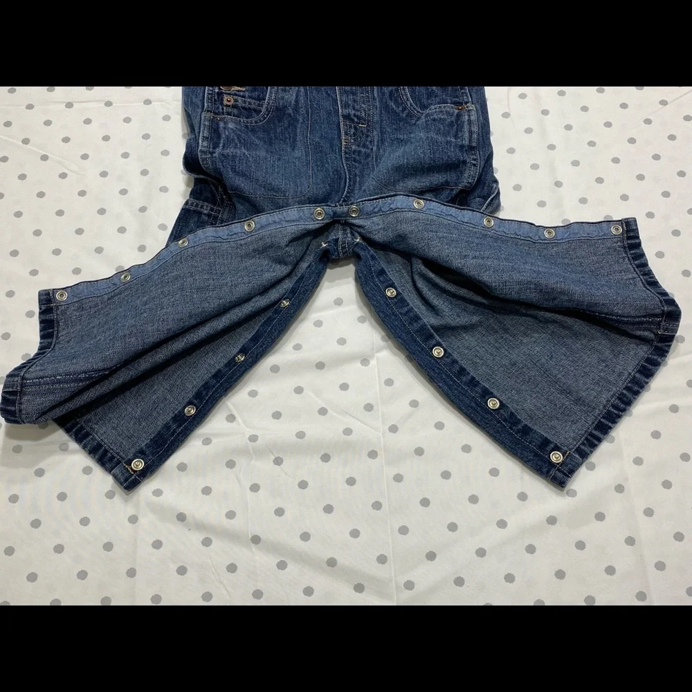 Gymboree Vintage Overalls Boys 2T  Blue Denim‎ Toddler